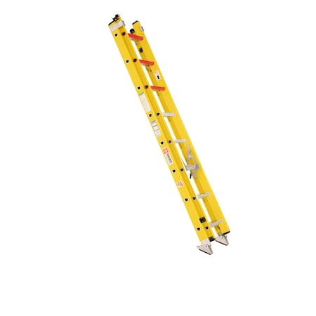 Bauer Ladder 16' Fiberglass Extension Ladder, 300 lb Capacity 31016